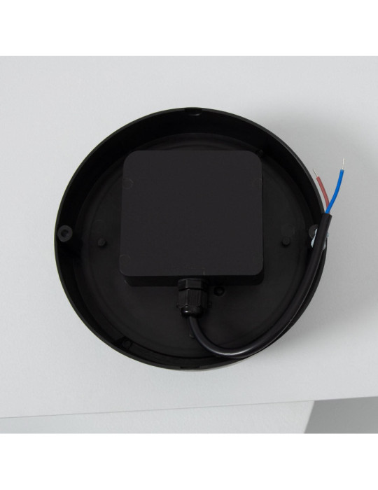 Plafonnier LED Extérieur Rond 15W Hublot Black IP65 Ø140 mm