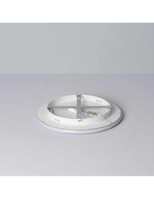 Plafonnier LED Rond Métal CCT Sélectionnable Allharo 20W Ø410 mm