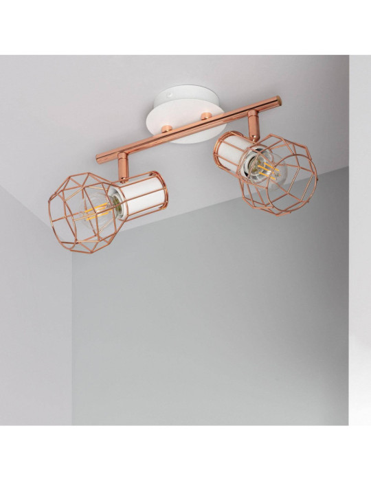 Plafonnier Orientable Aluminium Lada 2 Spots