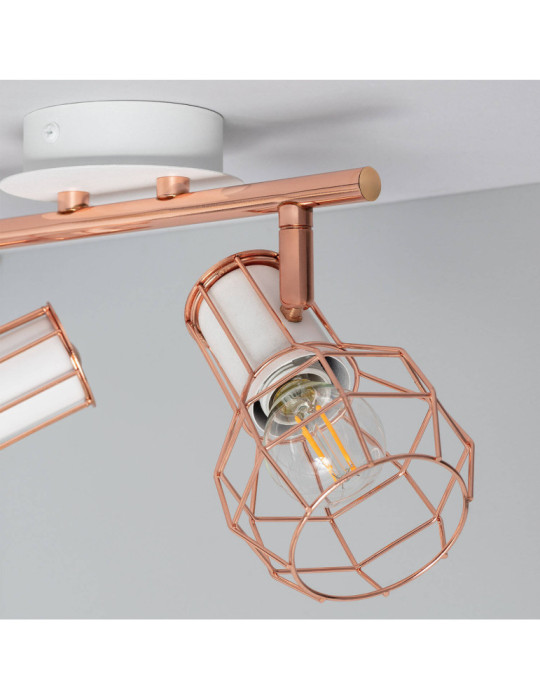 Plafonnier Orientable Aluminium Lada 2 Spots