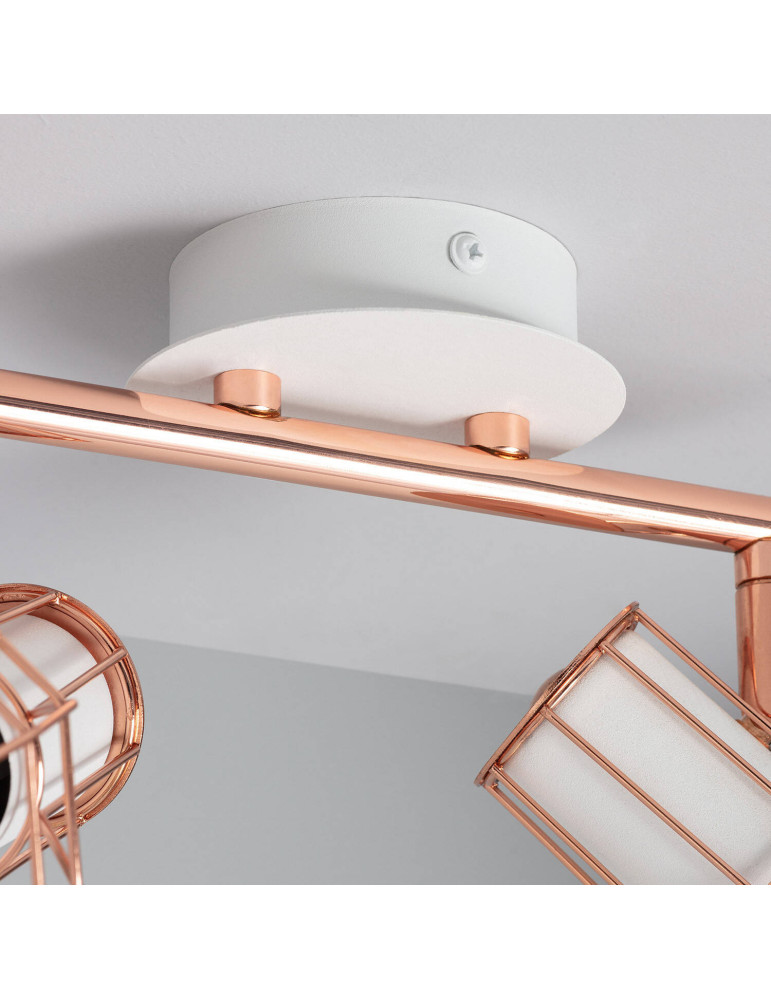 Plafonnier Orientable Aluminium Lada 2 Spots