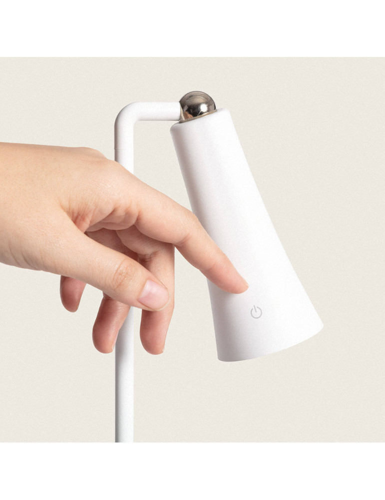 Lampe à Poser LED  3W Portable en Métal avec Batterie USB Rechargeable Bysta