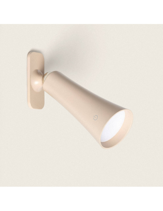 Lampe à Poser LED  3W Portable en Métal avec Batterie USB Rechargeable Bysta