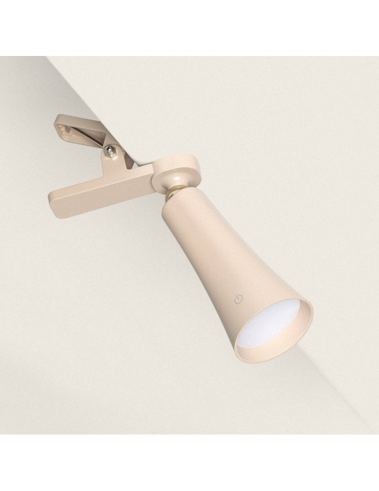 Lampe à Poser LED  3W Portable en Métal avec Batterie USB Rechargeable Bysta