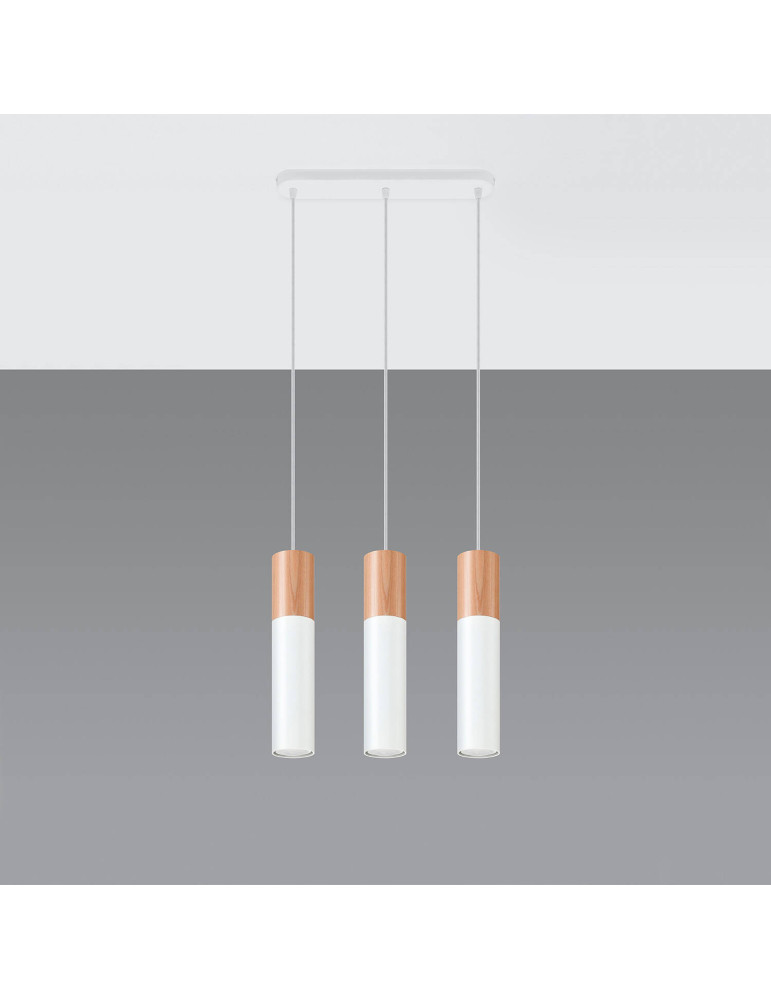 Suspension Bois Pablo 3 SOLLUX