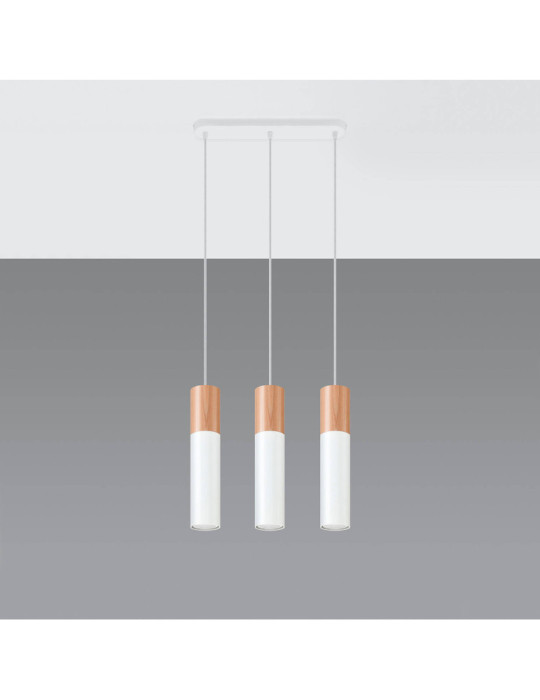 Suspension Bois Pablo 3 SOLLUX