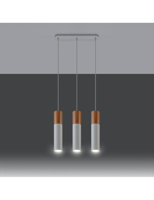 Suspension Bois Pablo 3 SOLLUX