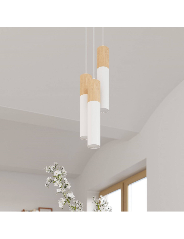 Suspension Bois Pablo 3 SOLLUX