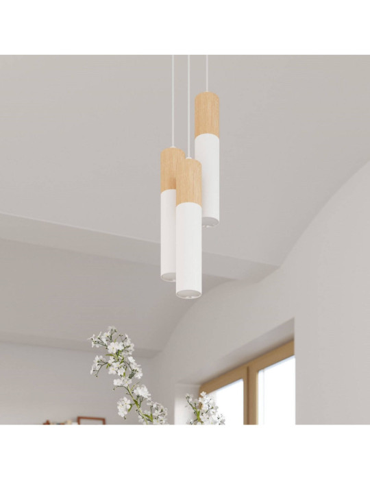 Suspension Bois Pablo 3 SOLLUX