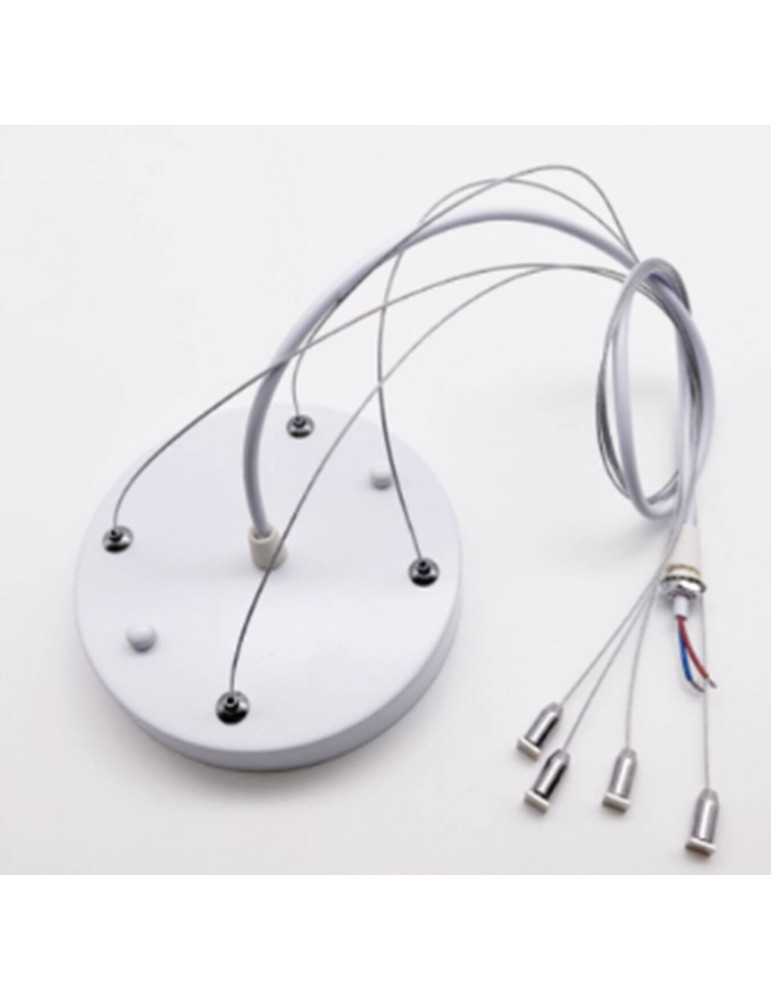 Kit de Suspension Plafonnier LED Rectangulaire 24W 580x200 mm Double Face SwitchDimm