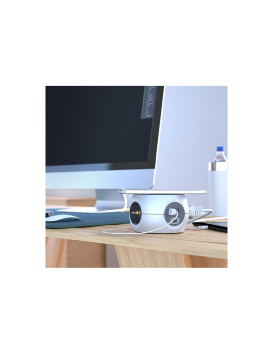 Bloc Multiprise Combiball avec chargement à Induction 3 Prises Type F Schuko + 3 USB-A 1.4m SIMON BM516302