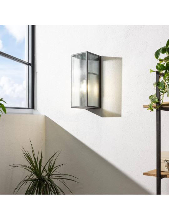 Applique Murale Extérieure Métal et Verre Big Taiga Applique Murale Extérieure Métal et Verre Big Taiga