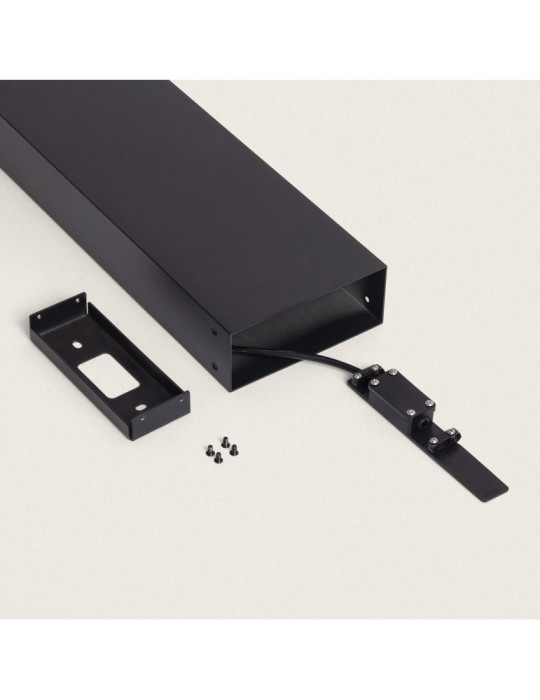 Balise sur Pied Extérieure LED 6W 50cm Aluminium Melbor Noir