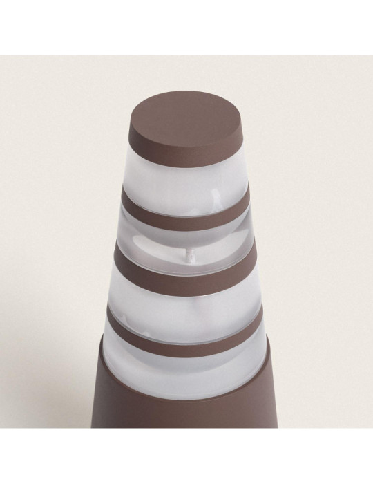 Balise Extérieure LED 8W sur Pied 38cm en Saillie Double-Dareh