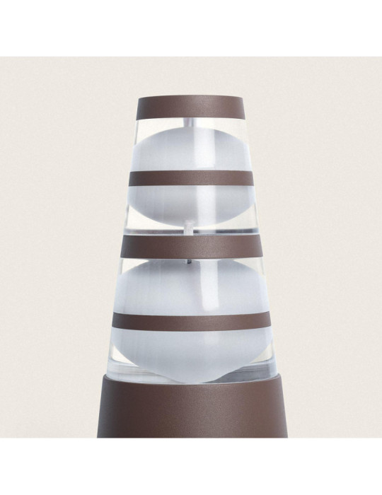 Balise Extérieure LED 8W sur Pied 38cm en Saillie Double-Dareh