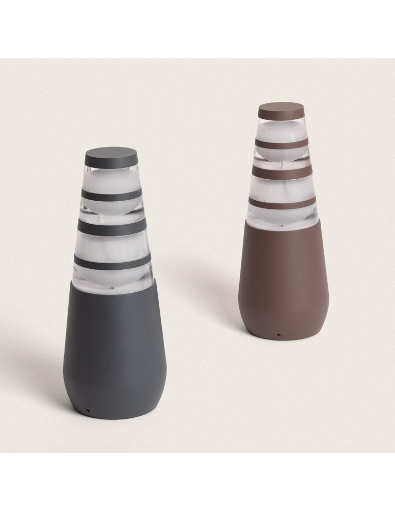 Balise Extérieure LED 8W sur Pied 38cm en Saillie Double-Dareh