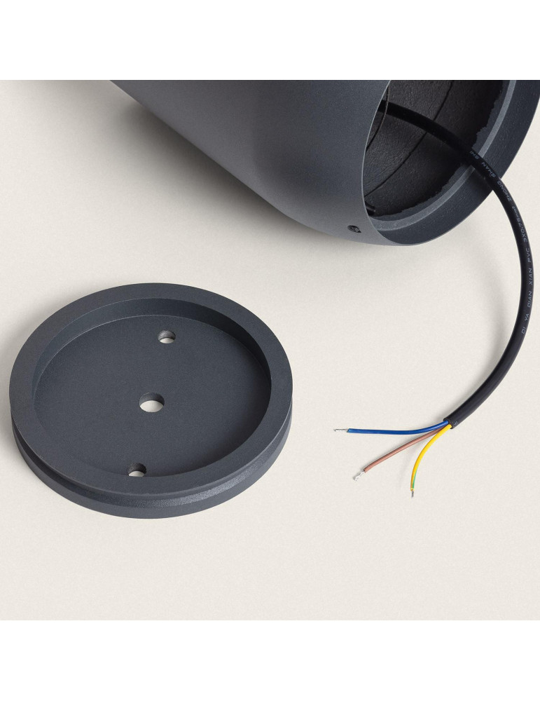 Balise Extérieure LED 8W sur Pied 38cm en Saillie Double-Dareh