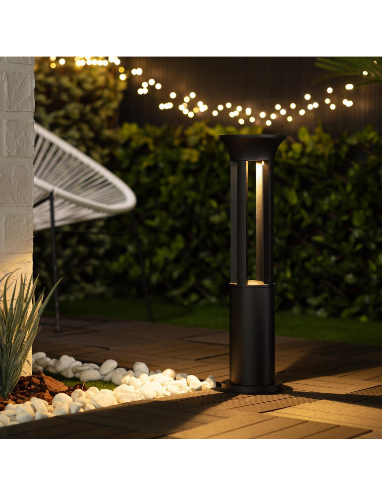 Balise LED Solaire Extérieure 1.5W en Saillie sur Pied 60cm Praslin