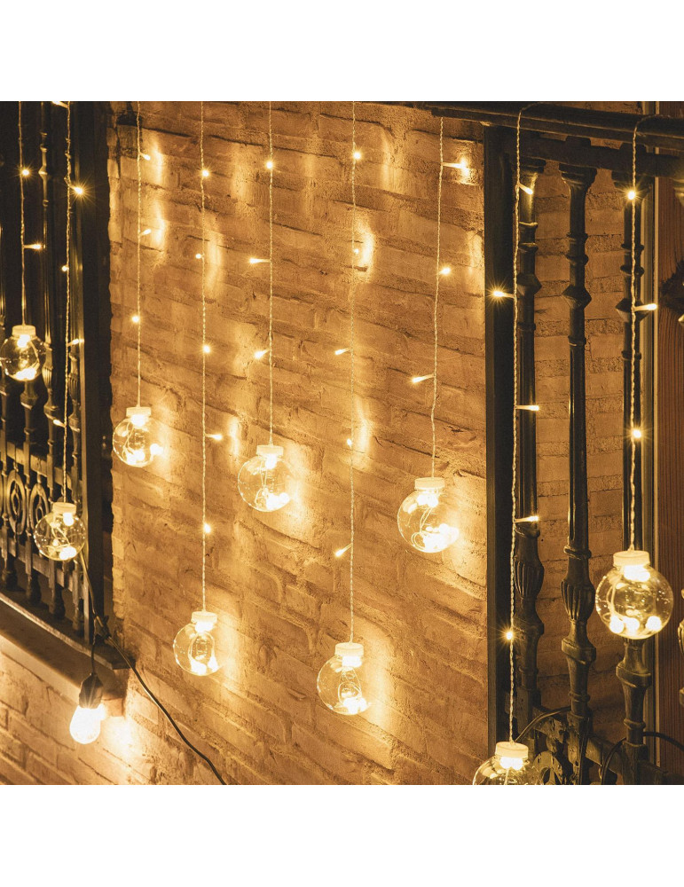 Rideau Boules Suspendues LED 3.6W 2.5m