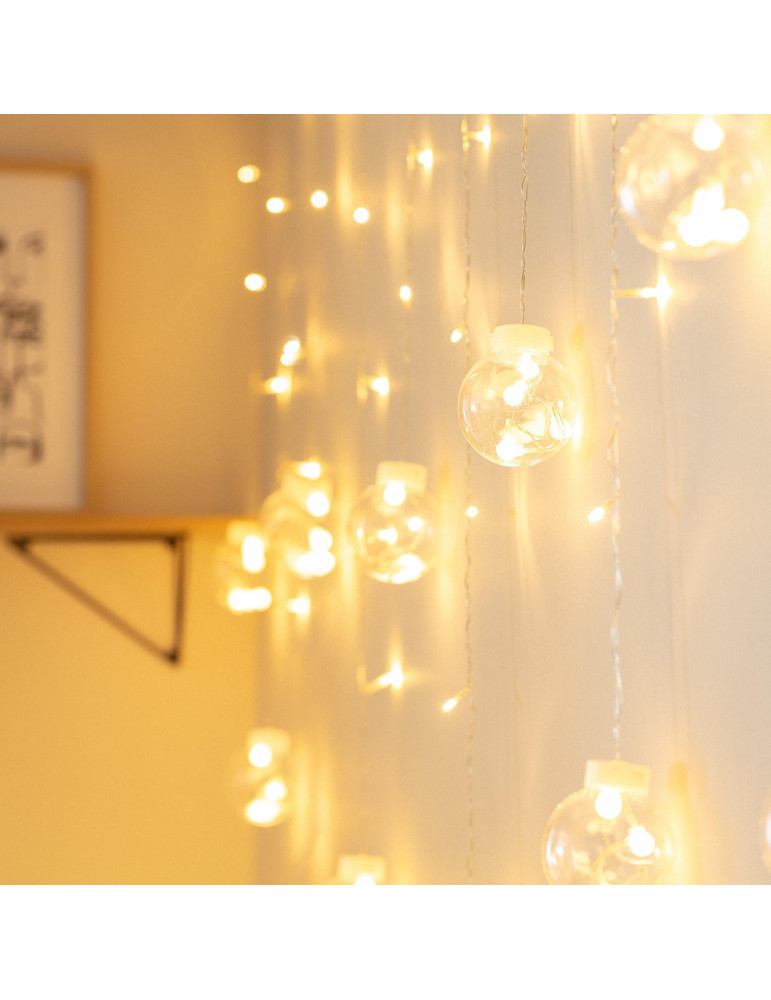 Rideau Boules Suspendues LED 3.6W 2.5m