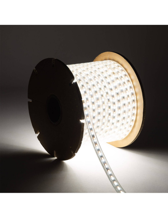 Bobine Ruban LED CCT 220V AC 120 LED/m Largeur 14mm 50 Mètres IP65 Coupe 100cm