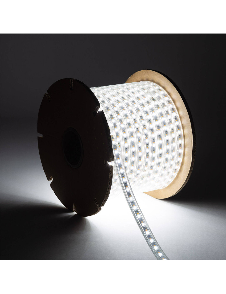 Bobine Ruban LED CCT 220V AC 120 LED/m Largeur 14mm 50 Mètres IP65 Coupe 100cm