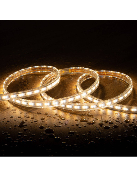 Bobine Ruban LED CCT 220V AC 120 LED/m Largeur 14mm 50 Mètres IP65 Coupe 100cm