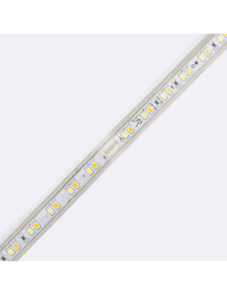 Bobine Ruban LED CCT 220V AC 120 LED/m Largeur 14mm 50 Mètres IP65 Coupe 100cm