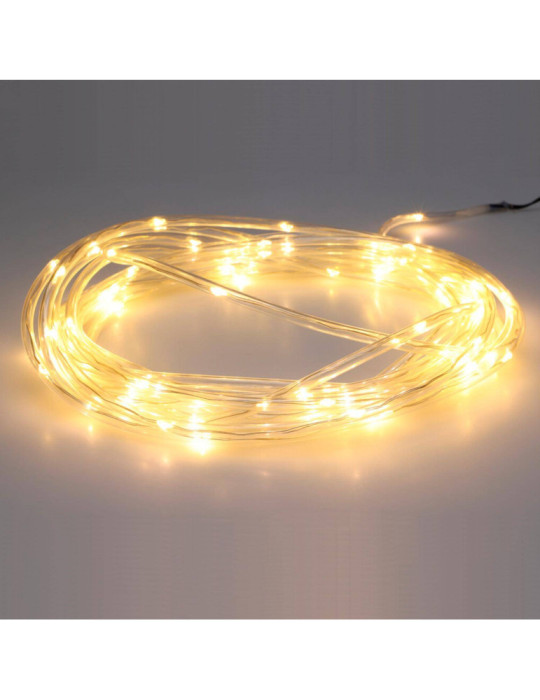 Tube Lumineux Slim LED Rond 220V AC 14 LED/m Blanc Chaud IP44 7.5m