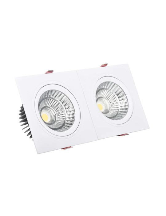 Spot Downlight LED 30W Rectangulaire Madison Coupe 260x120 mm Spot Downlight LED 30W Rectangulaire Madison Coupe 260x120 mm