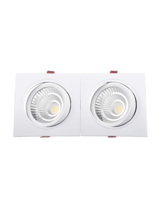 Spot Downlight LED 30W Rectangulaire Madison Coupe 260x120 mm