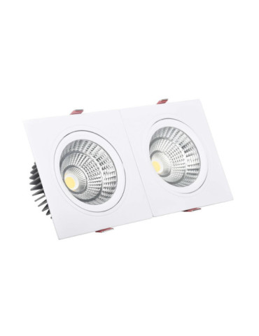 Spot Downlight LED 30W Rectangulaire Madison Coupe 260x120 mm