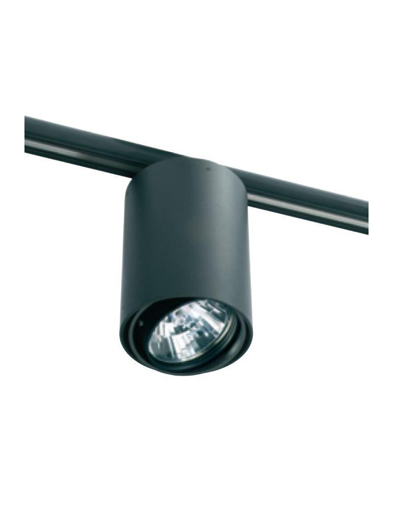 Spot sur rail STEAMER Triphasé 70W G12 orientable Noir Spot sur rail STEAMER Triphasé 70W G12 orientable Noir