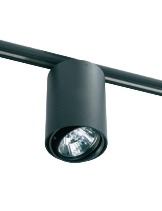 Spot sur rail STEAMER Triphasé 70W G12 orientable Noir Spot sur rail STEAMER Triphasé 70W G12 orientable Noir