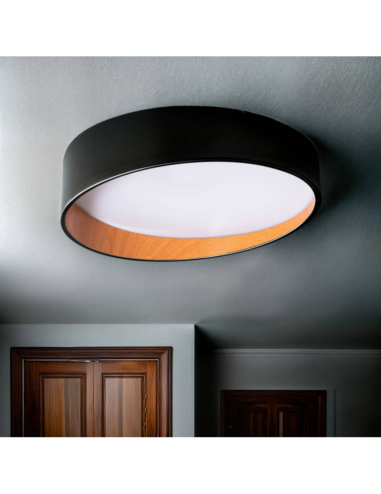 Plafonnier LED 28W Rond Ø400 mm CCT Sélectionnable Liam