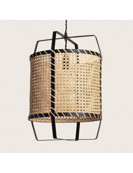 Lámpara Colgante Ratán Baco