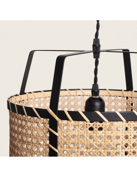 Lámpara Colgante Ratán Baco