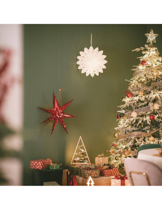 Étoile LED Carton à Pile Capella