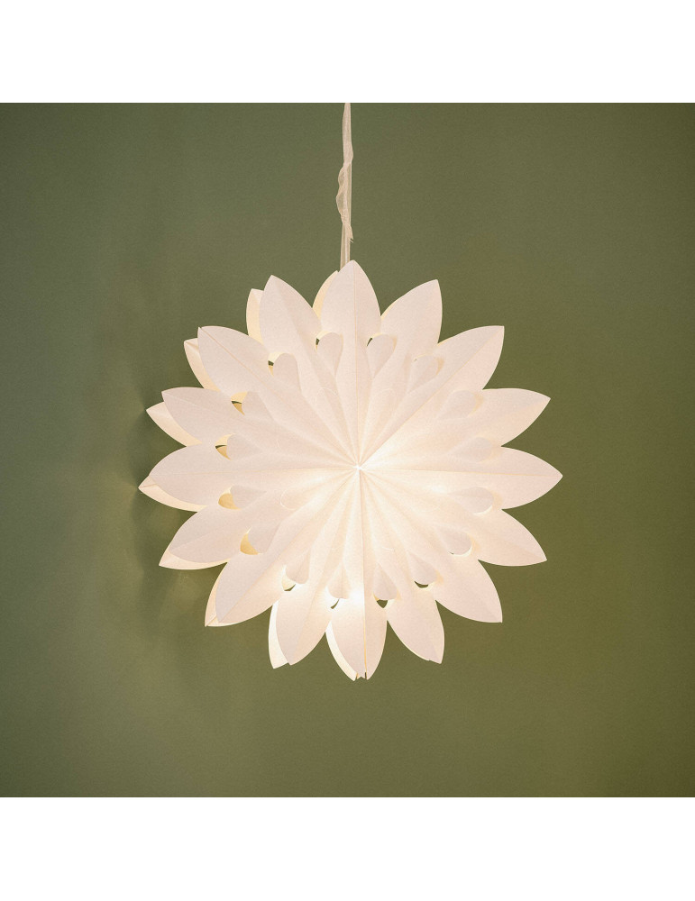 Étoile LED Carton à Pile Capella