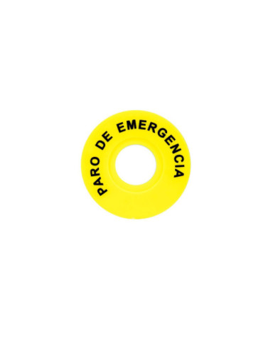Étiquette Arrêt d'Urgence pour Bouton-Poussoir MAXGE Ø40 mm