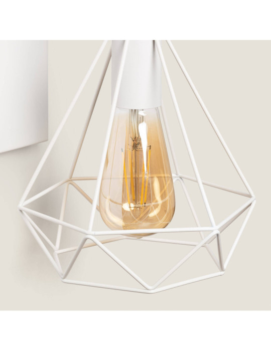 Lampe Murale Métal et Bois Sardo