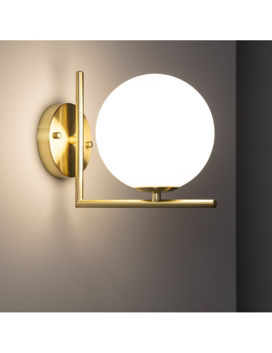 Lampe Murale Métal et Verre Moonlight Design