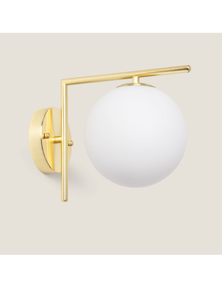 Lampe Murale Métal et Verre Moonlight Design