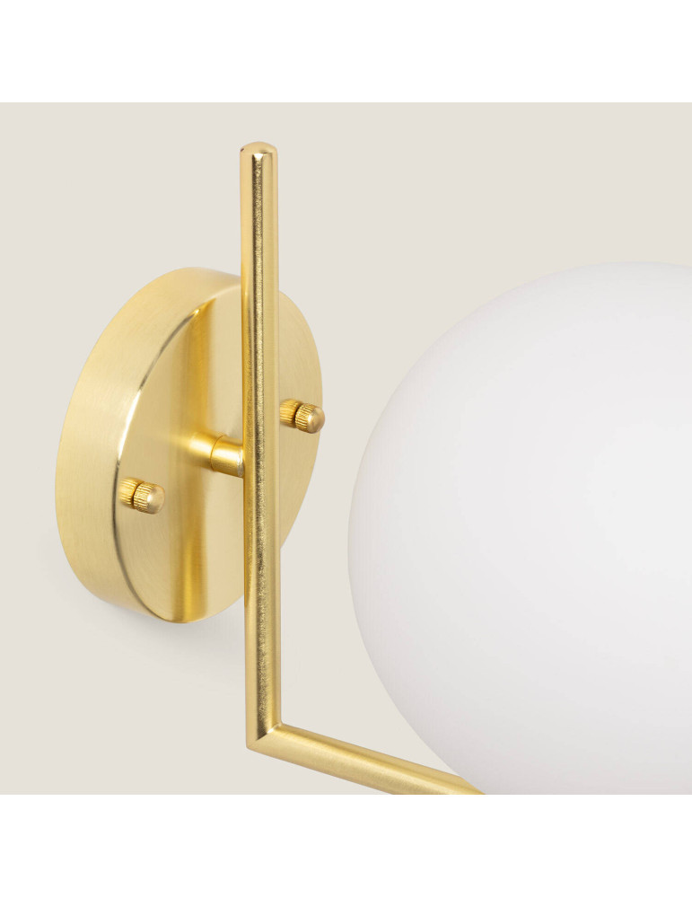 Lampe Murale Métal et Verre Moonlight Design