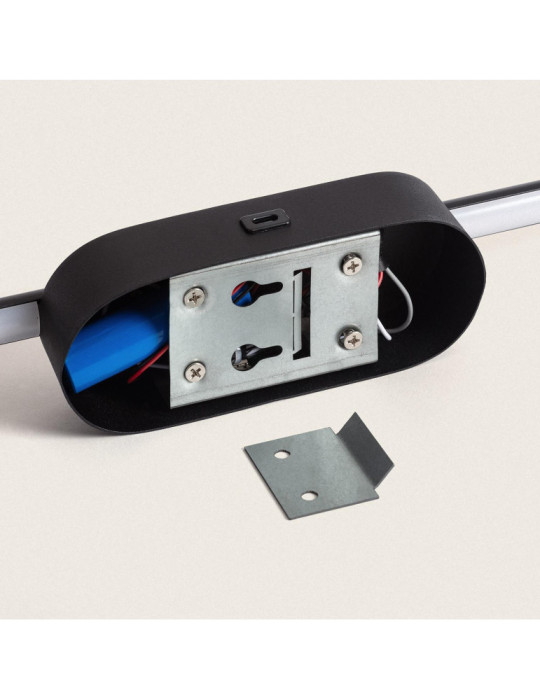 Applique Murale LED Métal avec Batterie Rechargeable Aura