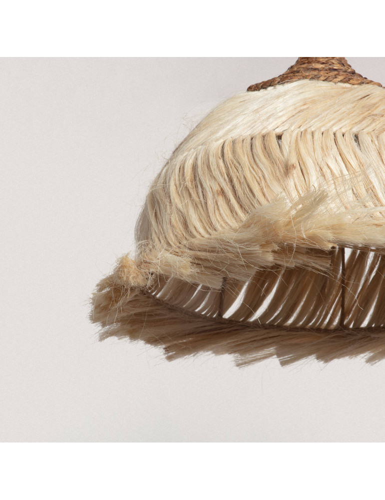 Suspension Rotin et Ramie Kempo Kulu ILUZZIA