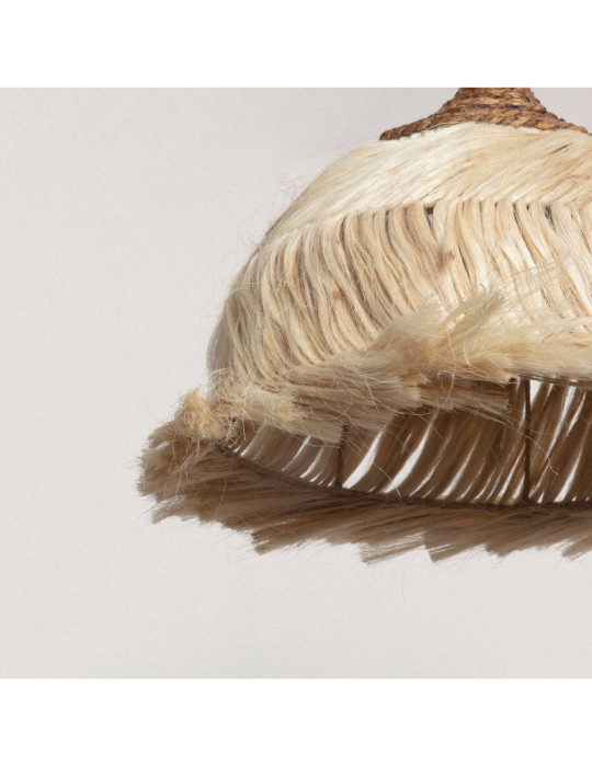 Suspension Rotin et Ramie Kempo Kulu ILUZZIA