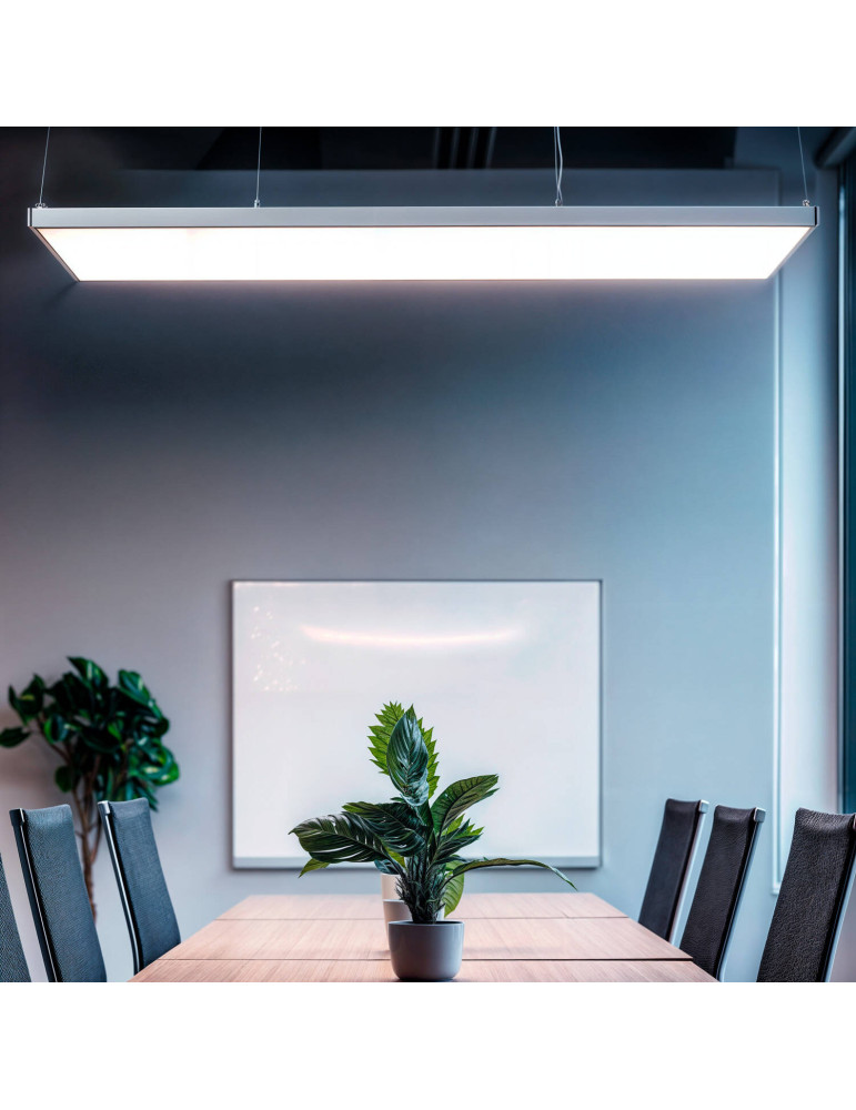 Panneau LED 120x60 cm 60W 6000lm High Power BOKE + Kit en Suspension