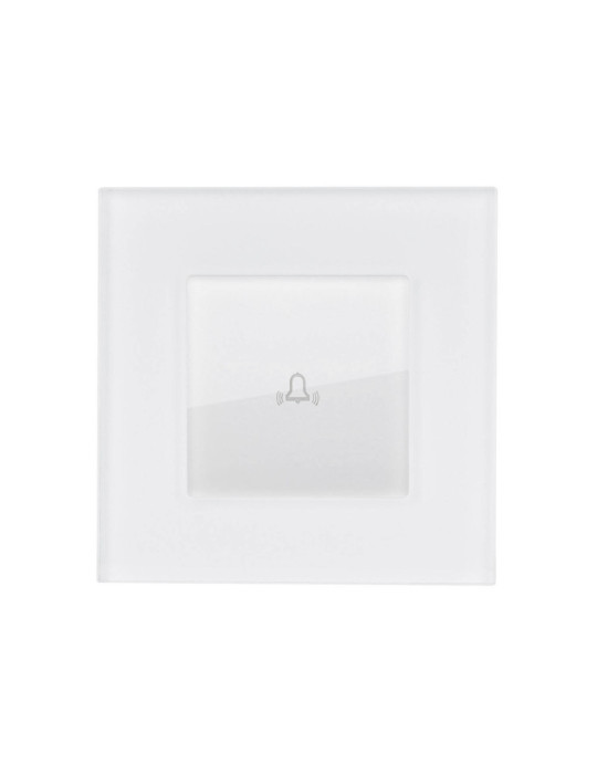 Bouton Poussoir Simple avec Plaque Crystal Bouton Poussoir Simple avec Plaque Crystal