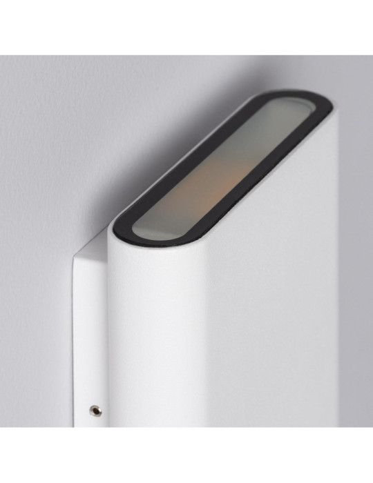 Applique Murale LED Extérieure Aluminium Vesta 12W Éclairage Double Face Blanche